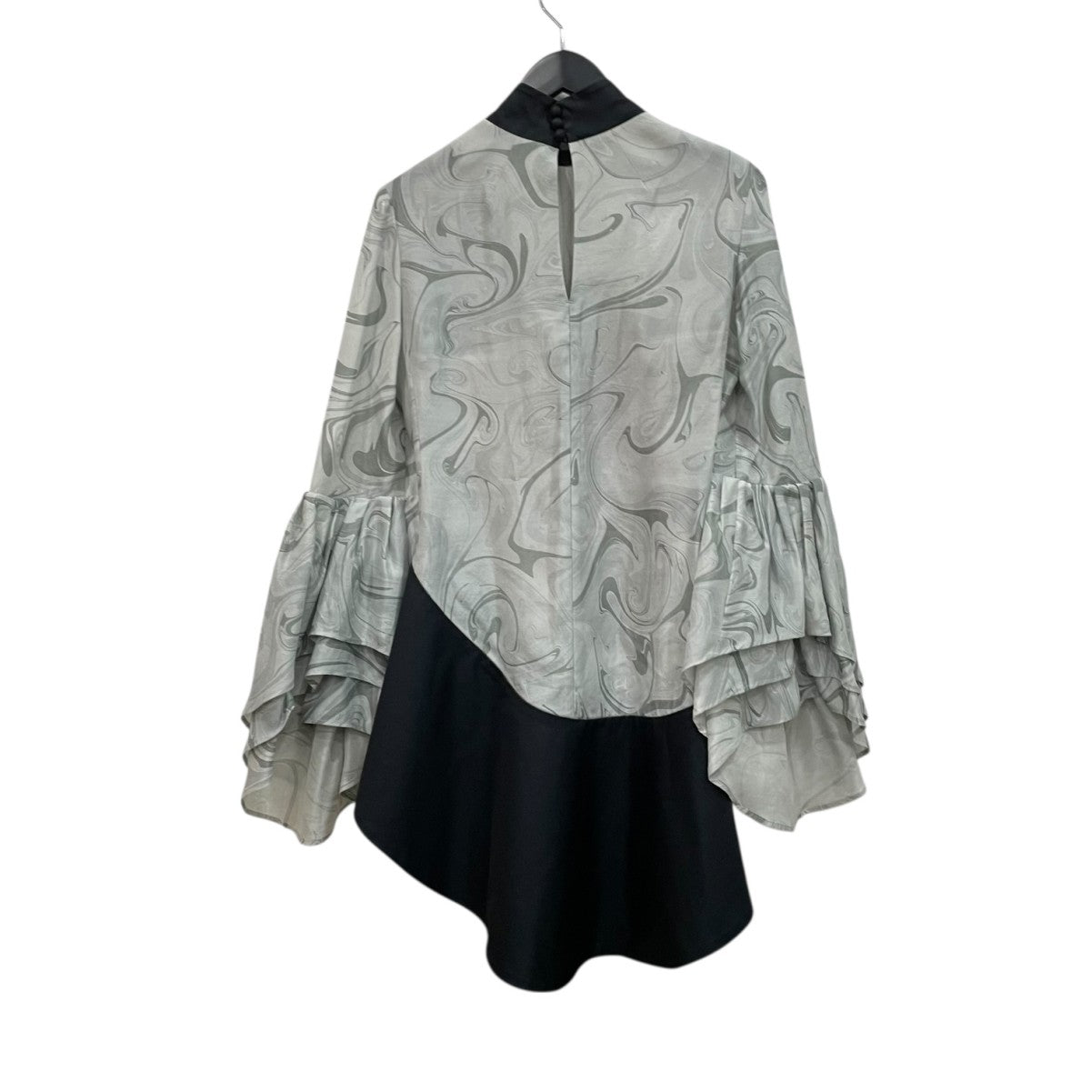 mame kurogouchi Silk Wool Marbling TunicチュニックMM25FW-SH079 古着・中古-2枚目のアイテム画像