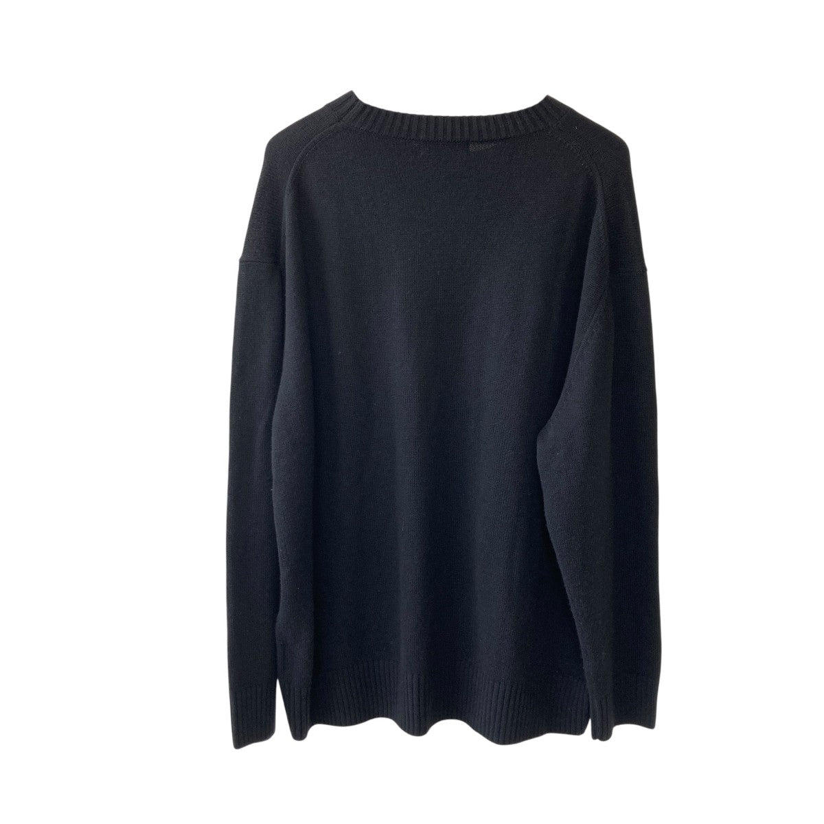 7G WOOL-BLEND INTARSIA MESSAGE PULLOVERニットセーターUM-K07-621