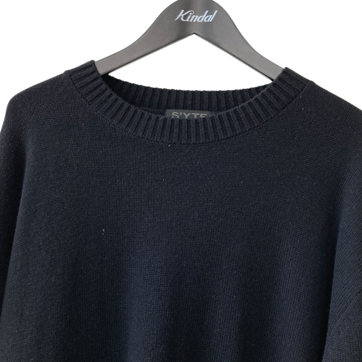 7G WOOL-BLEND INTARSIA MESSAGE PULLOVERニットセーターUM-K07-621