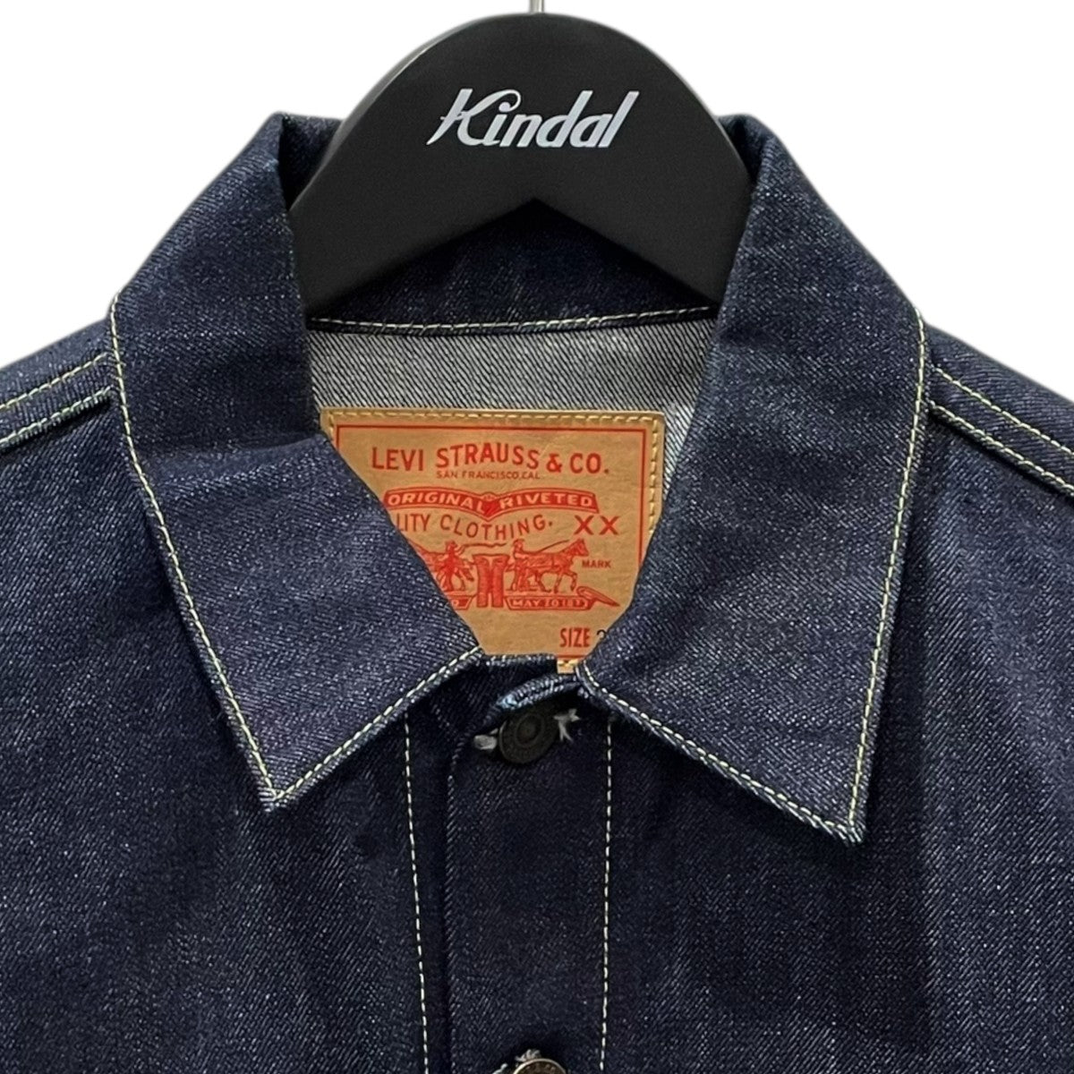 LEVI’S デニムジャケット 557XX 61年モデル 日本製 BIG E 1961 TYPE III 557XX Trucker Jacket 74998-0003 古着・中古-3枚目のアイテム画像