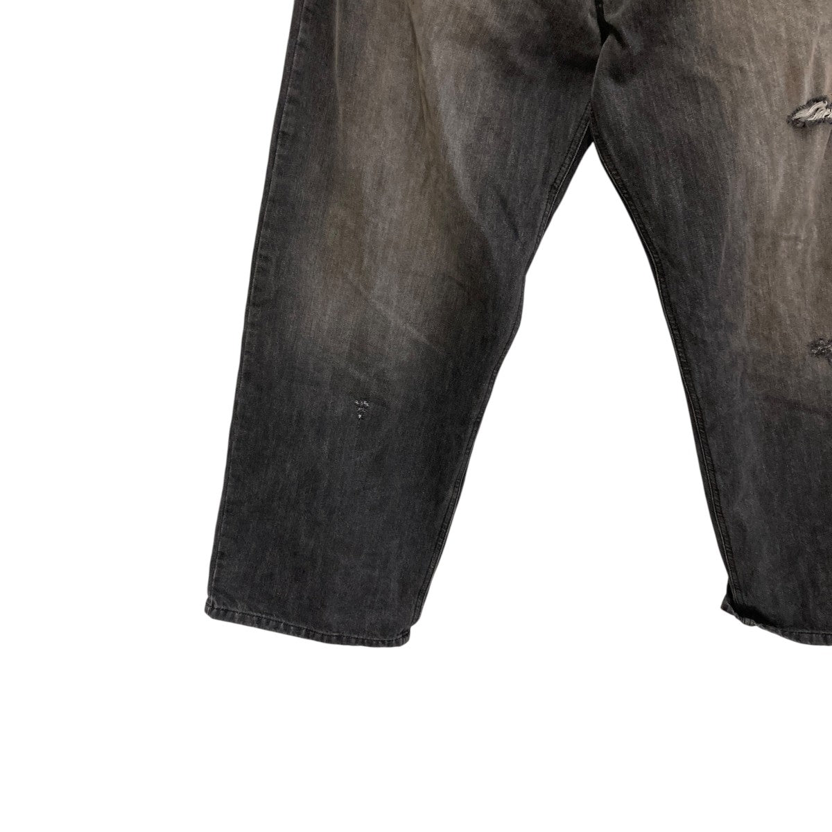 WE11DONE 26SSSWEATPANTS LAYERED DENIM PANTSデニムパンツWD-DP0-26-368-U-BK 古着・中古-4枚目のアイテム画像