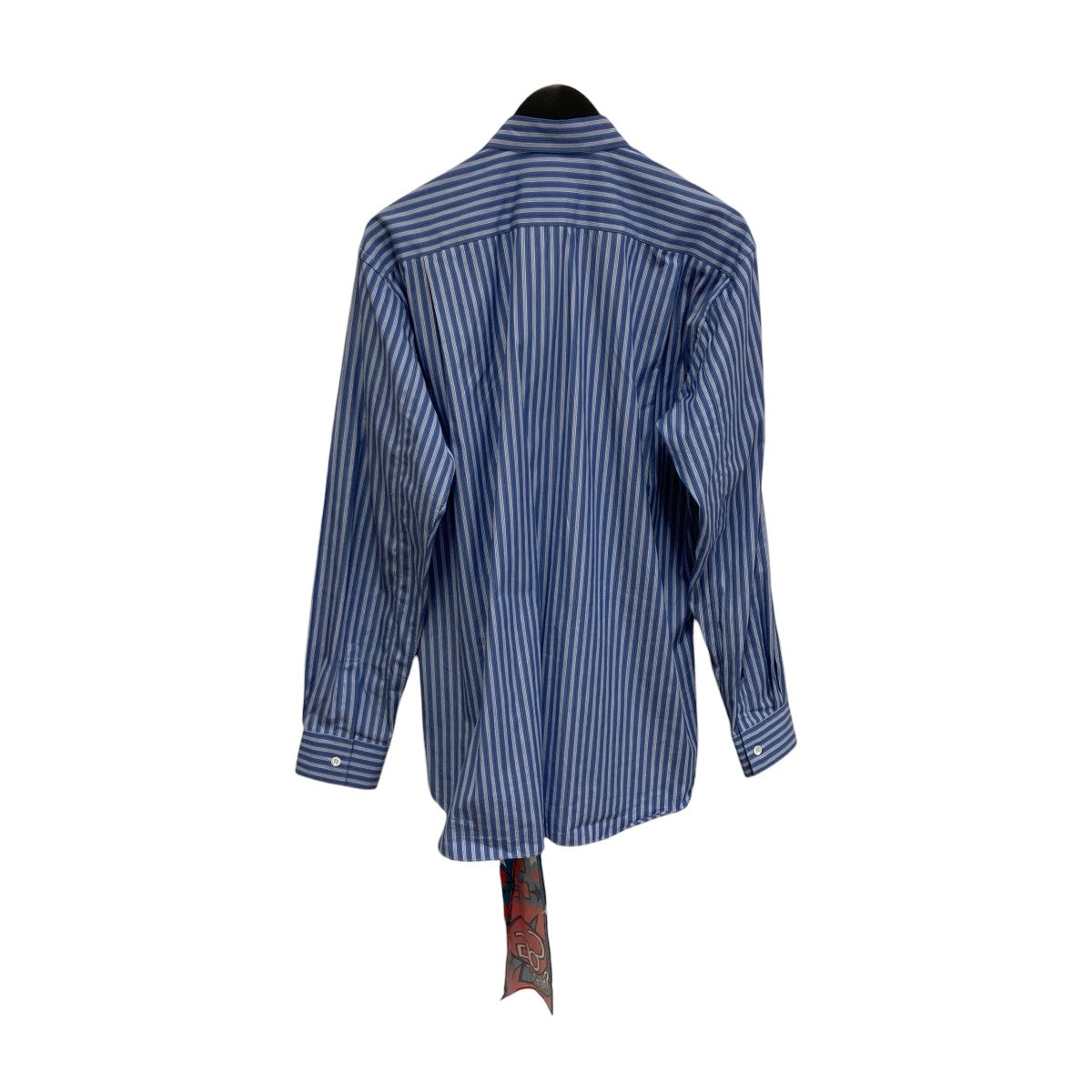 COMME des GARCONS SHIRT 25AWyarn dyed cotton stripe x cotton poplin print (SH)ストライプシャツFP-B012 古着・中古-2枚目のアイテム画像
