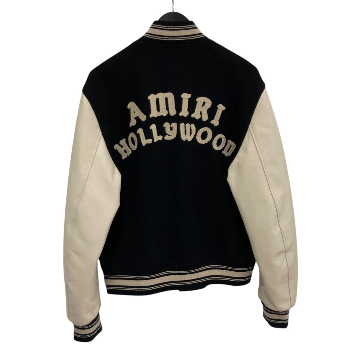 AMIRI HOLLYWOOD BOMBERスタジャンSRAMOUBB1066SMRW000 古着・中古-2枚目のアイテム画像