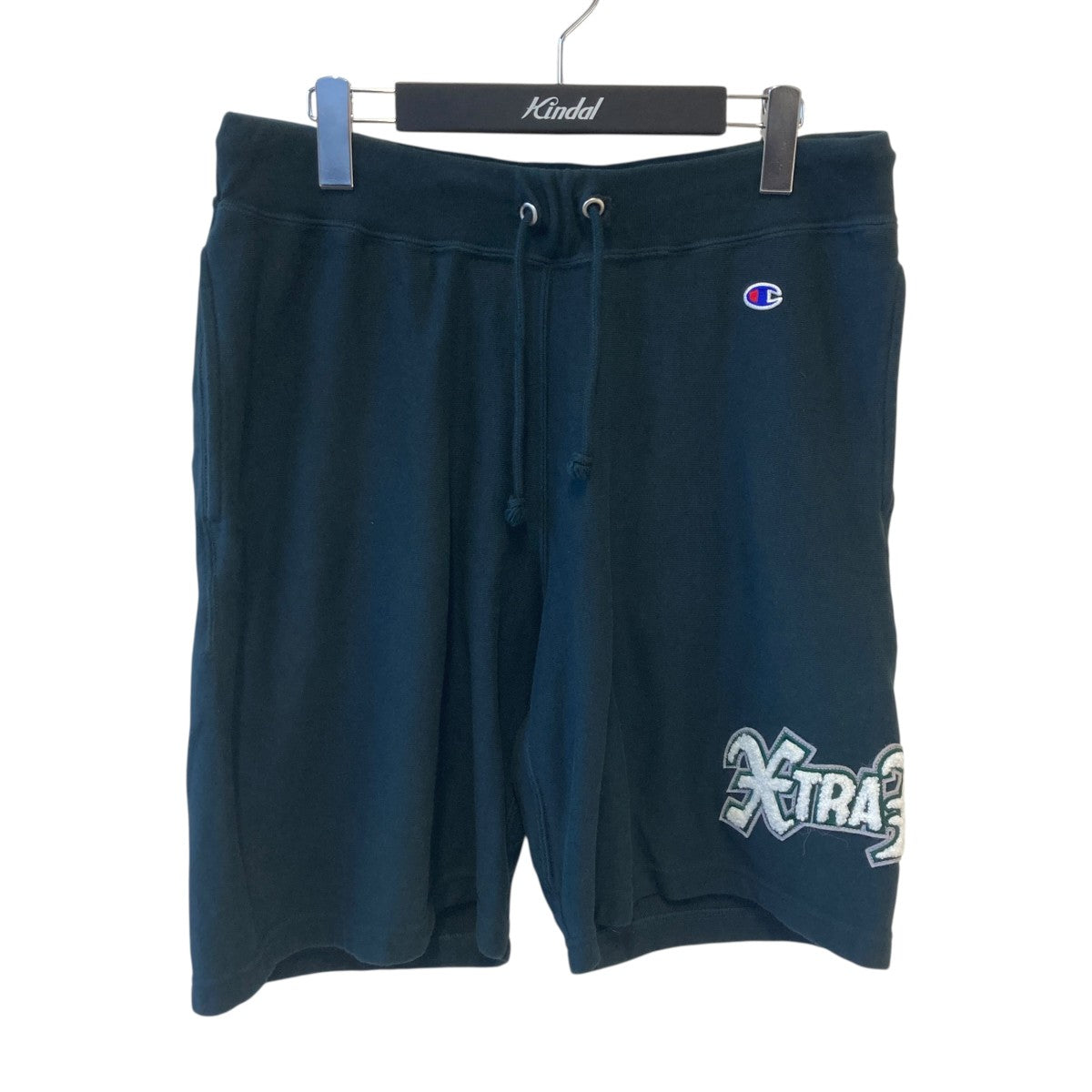 Champion×X-LARGE REVERSE WEAVE SWEAT SHORTSハーフパンツC8-Z505 古着・中古-1枚目のアイテム画像