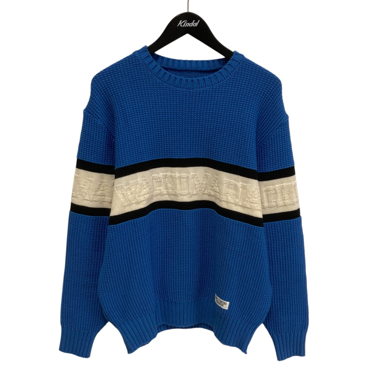 WACKO MARIA 24AWLOGO JACQUARD KNITニット24FW-WMK-KN05 古着・中古-1枚目のアイテム画像