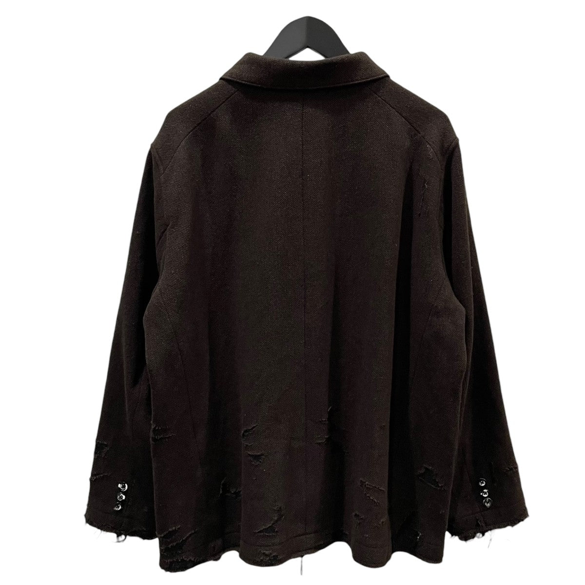 24AW ダメージ加工ツイードジャケット TWEED CRASH JACKET ツイードクラッシュジャケット ANC-JK37