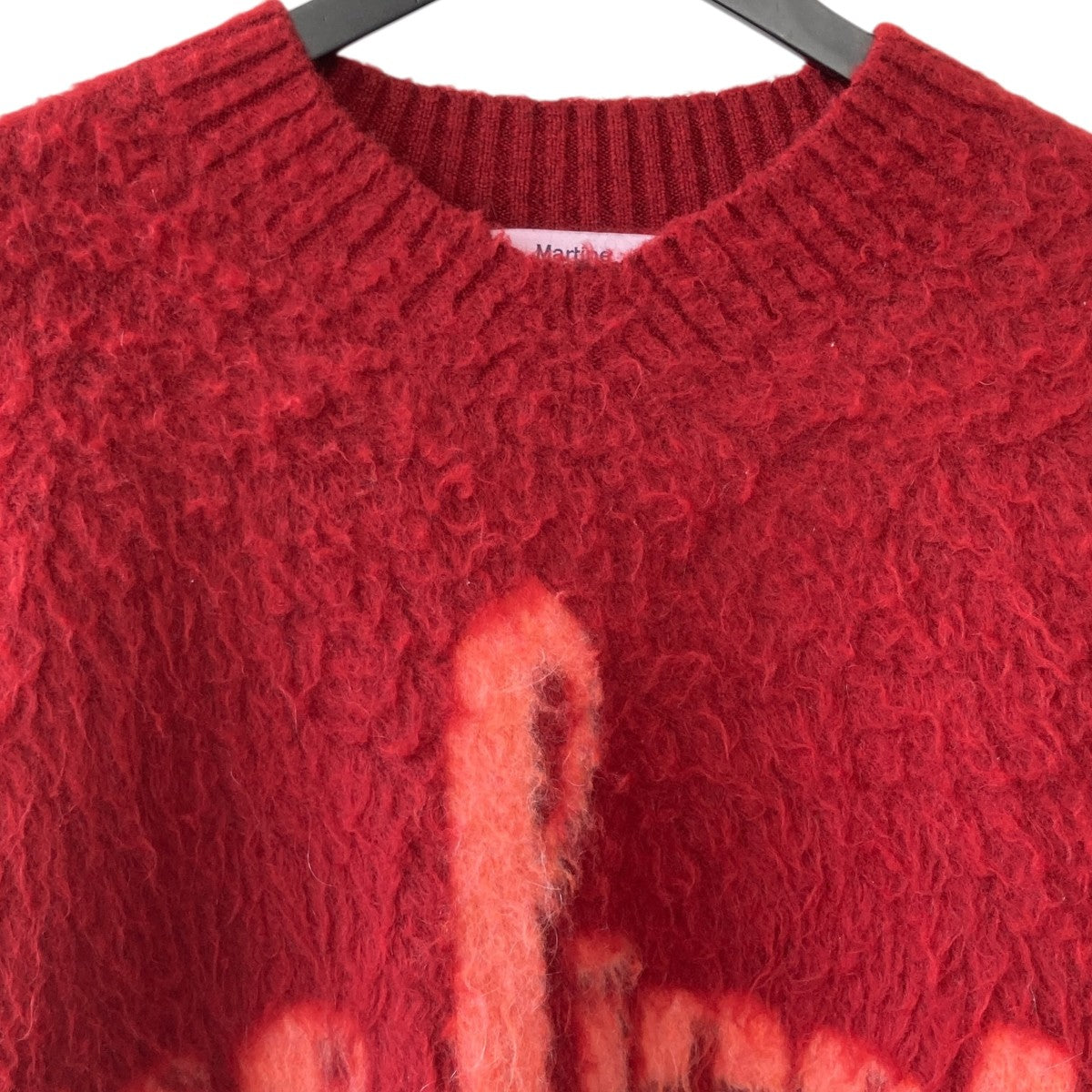 BRUSHED MOHAIR V NECKモヘアニット