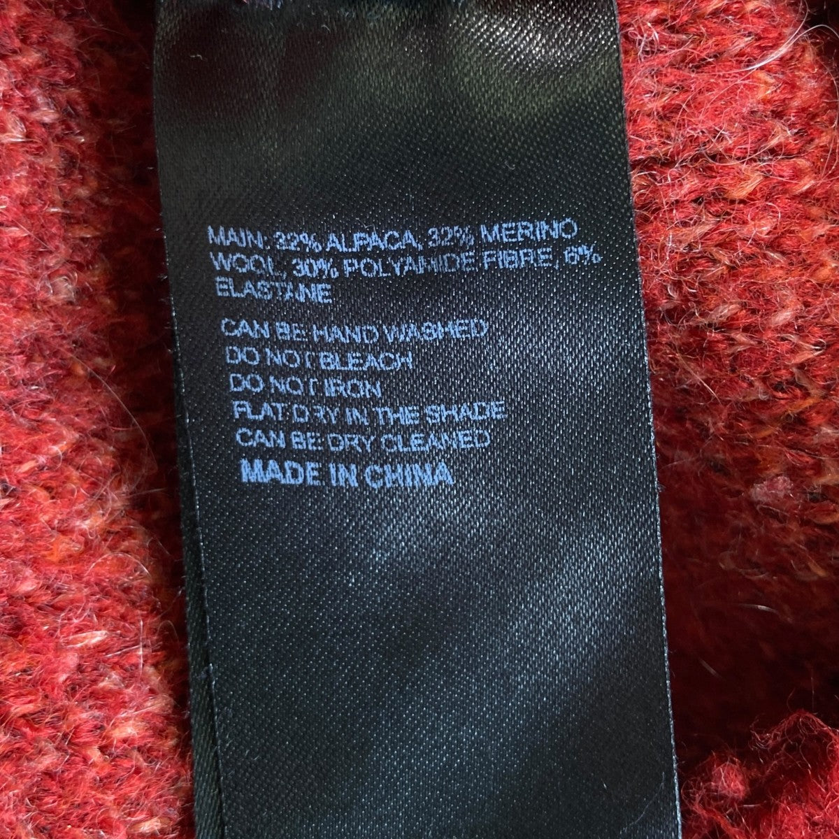 BRUSHED MOHAIR V NECKモヘアニット