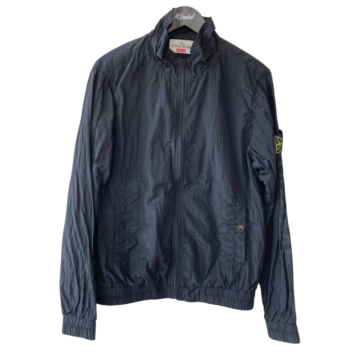 16SS Supreme Stone  Nylon l 黒M 2016 Stone Island x Supreme Nylon Metal Track Jacket - Black Size