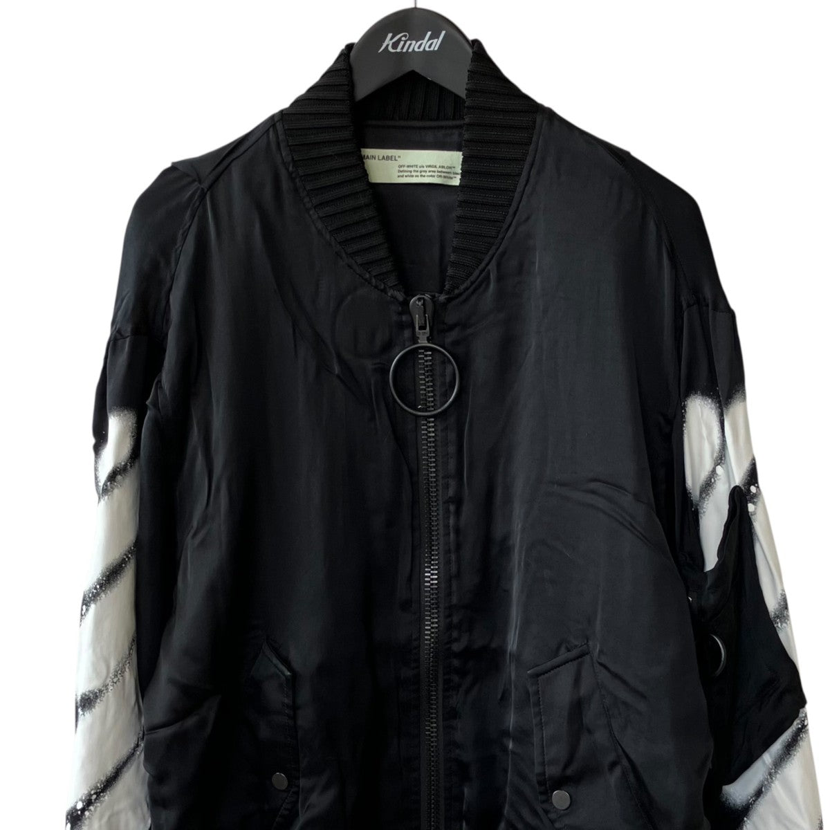 OFFWHITE DIAG SPRAY BOMBERMA-1ジャケット 古着・中古-2枚目のアイテム画像