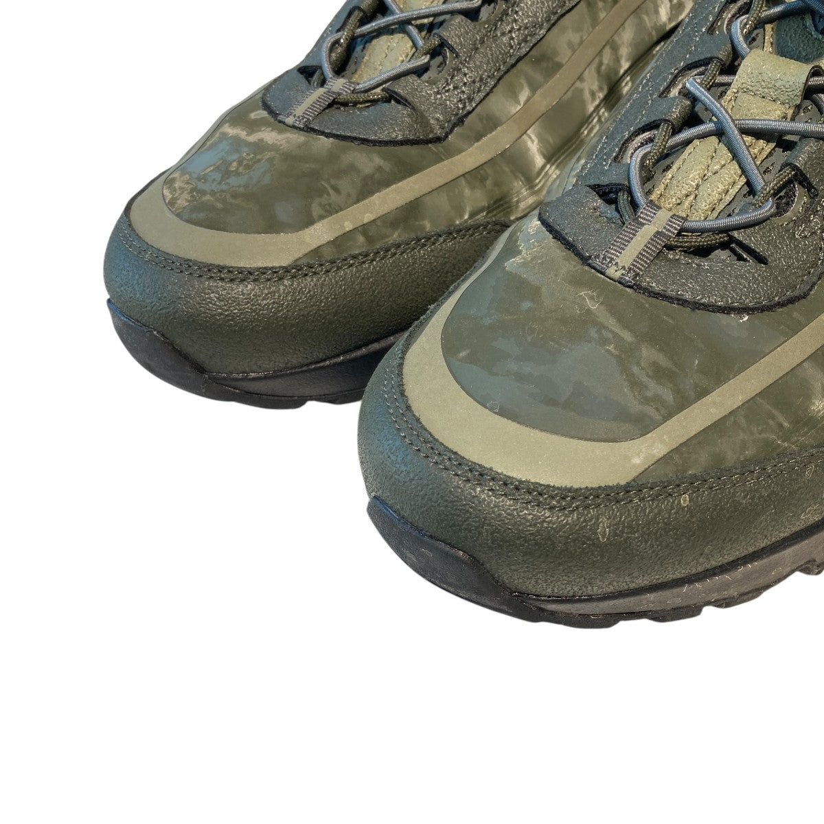 NIKE Worksout Air Max 95 Big Bubble Uniform／Medium Olive and SequoiaスニーカーHQ0263-300 古着・中古-7枚目のアイテム画像