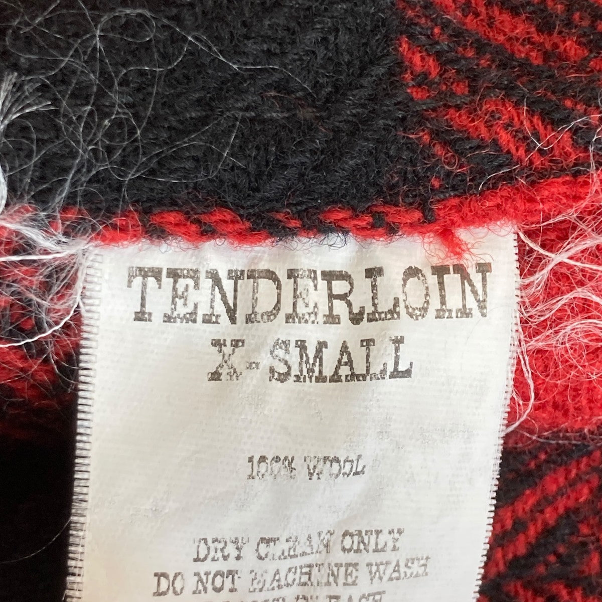 TENDERLOIN バッファローチェックシャツ 古着・中古-5枚目のアイテム画像