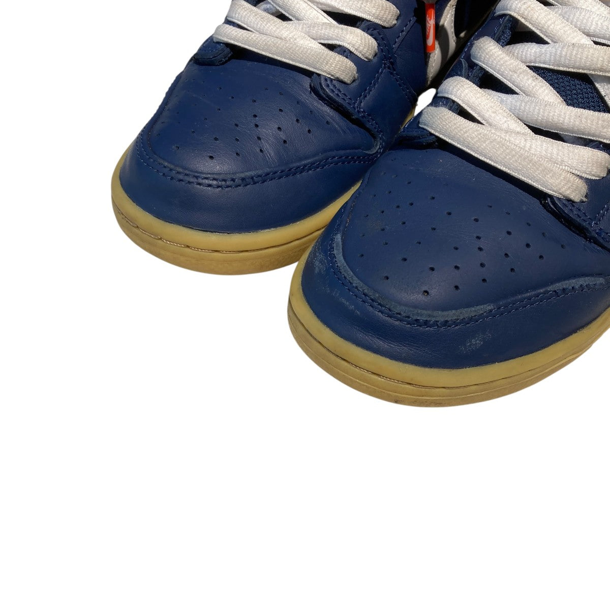 NIKE SB Dunk Low Pro ISO Orange Label Navy GumローカットスニーカーFJ1674-400 古着・中古-7枚目のアイテム画像