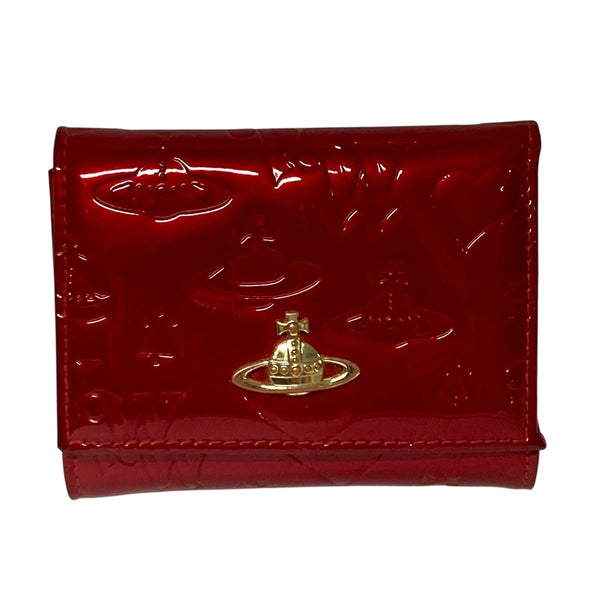 Vivienne Westwood(ヴィヴィアンウエストウッド) 三つ折財布 レッド