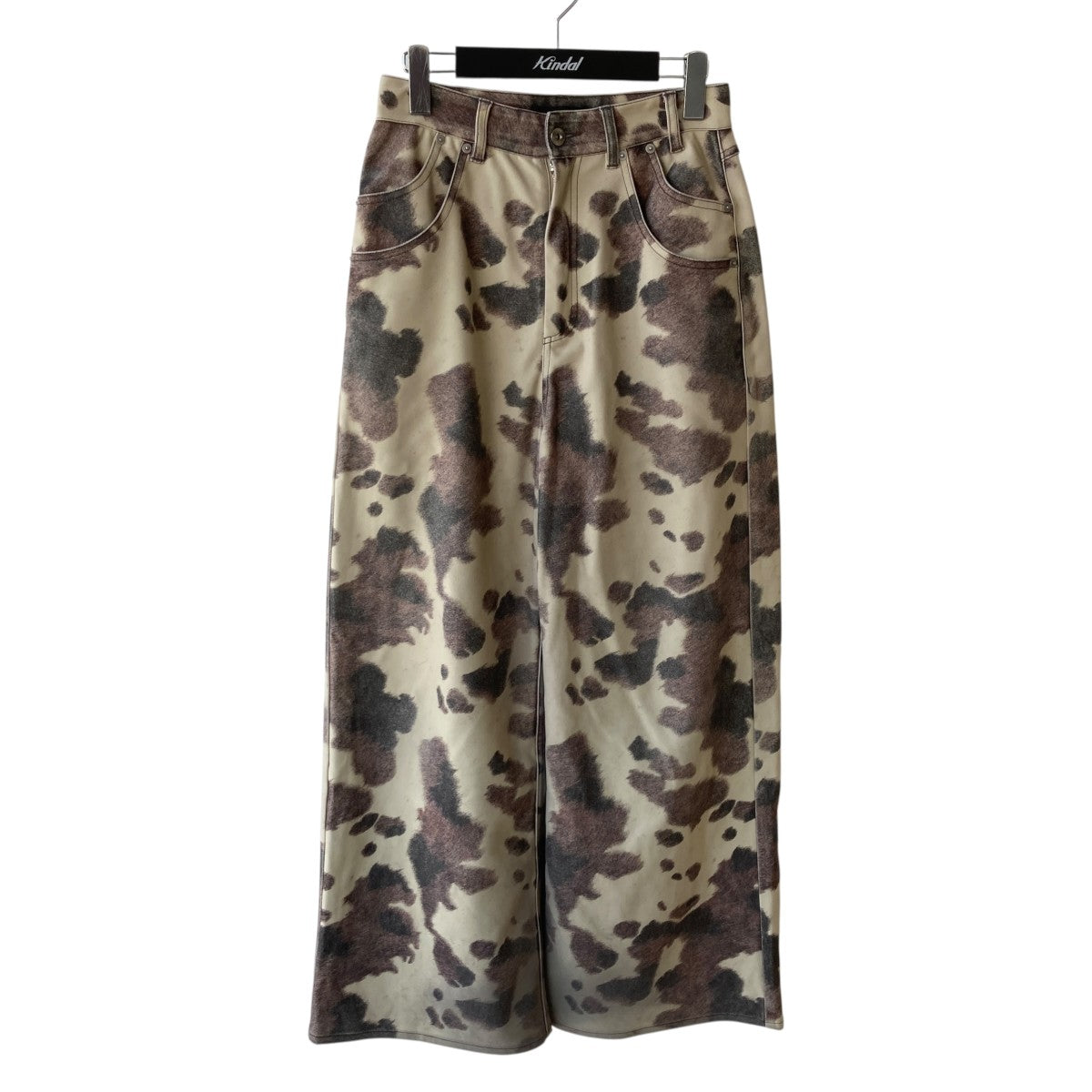 MAISON SPECIAL Vegan Leather Cow Printed Pants総柄パンツ21252465308 古着・中古-1枚目のアイテム画像