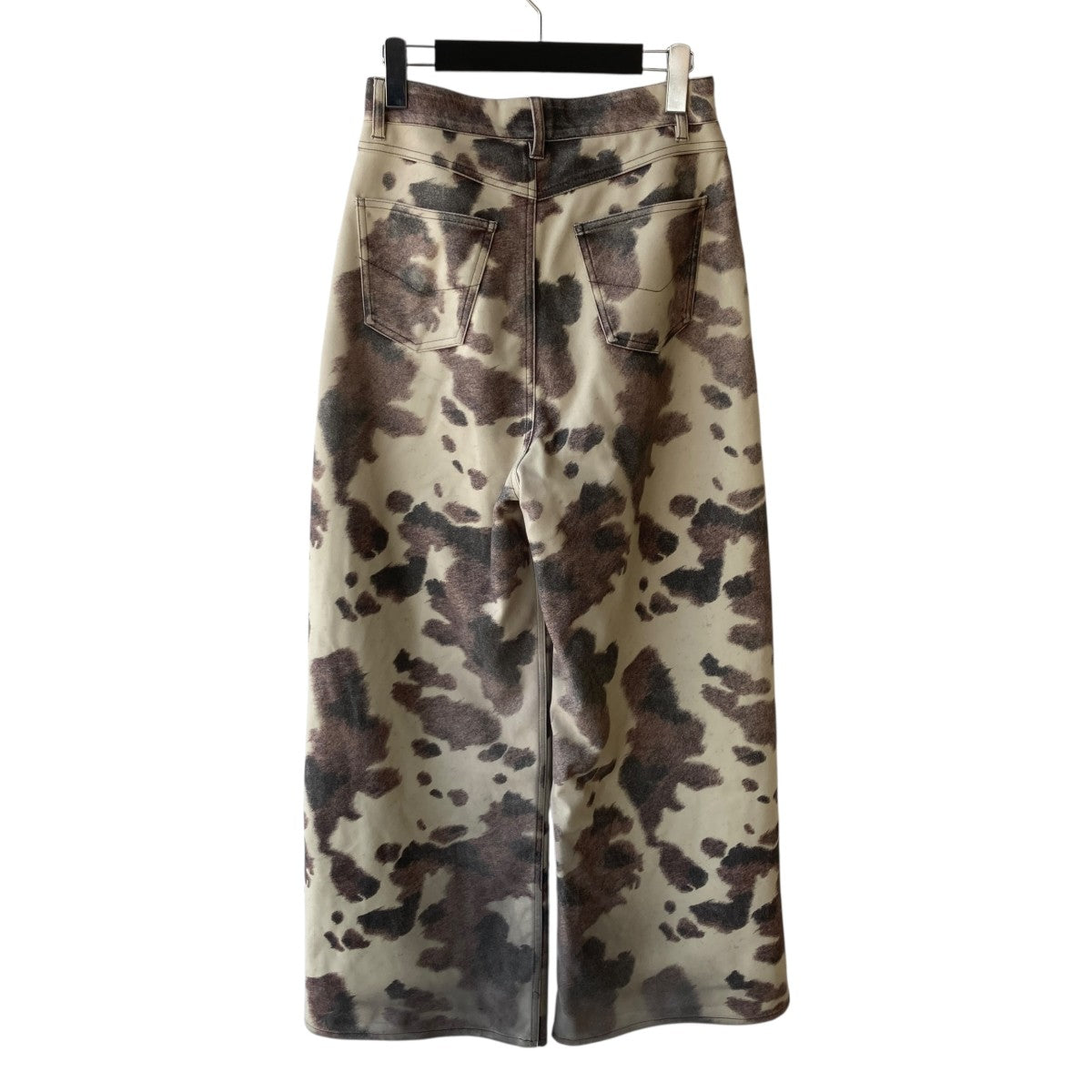 MAISON SPECIAL Vegan Leather Cow Printed Pants総柄パンツ21252465308 古着・中古-2枚目のアイテム画像