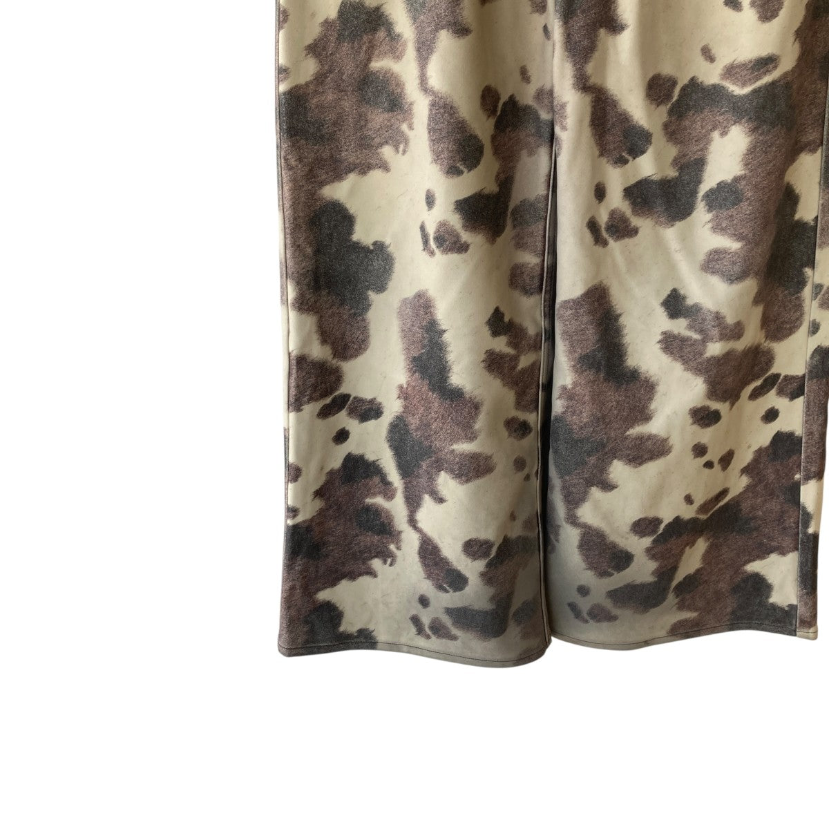 MAISON SPECIAL Vegan Leather Cow Printed Pants総柄パンツ21252465308 古着・中古-4枚目のアイテム画像