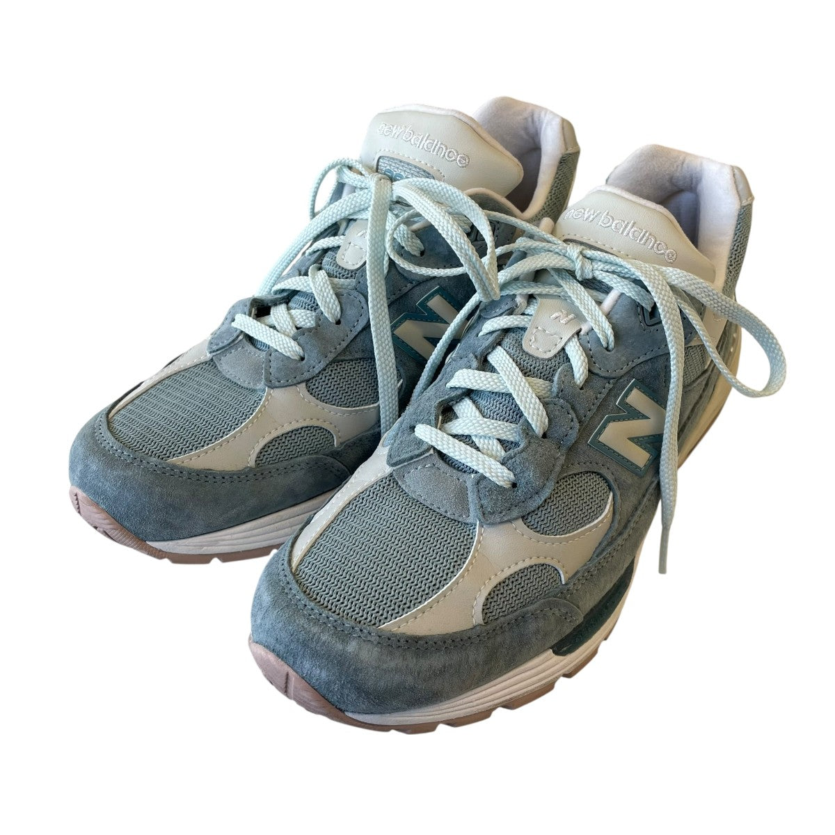 NEW BALANCE×KITH 992 Aegean BlueスニーカーU992KT 古着・中古-1枚目のアイテム画像