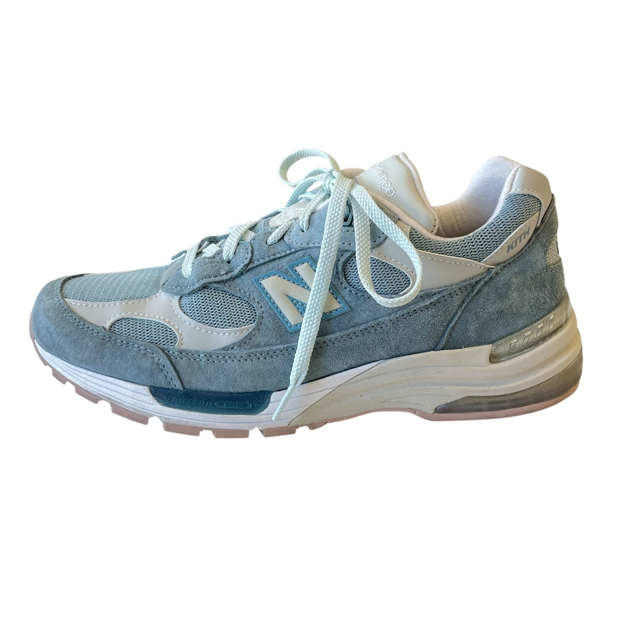 NEW BALANCE×KITH 992 Aegean BlueスニーカーU992KT 古着・中古-2枚目のアイテム画像