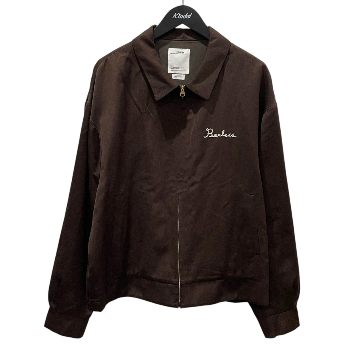 VISVIM 24AW ジップアップジャケット ALCAN JKT アルカンジャケット 0124205013015 古着・中古-1枚目のアイテム画像