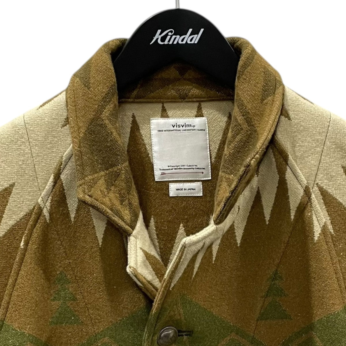 VISVIM 23SS コート HOPILAND COAT NATIVE BLANKET ホピランド コート ネイティブ ブランケット 0123105013005 古着・中古-3枚目のアイテム画像