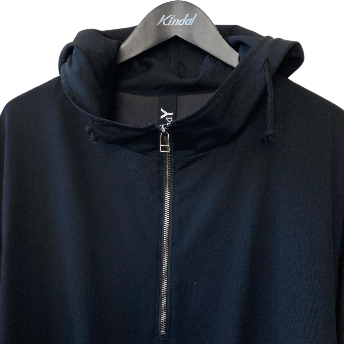 25SSWOOL GABARDINE SIDE CUT-OUT DRESSESフード ワンピースGP-D05-100-1