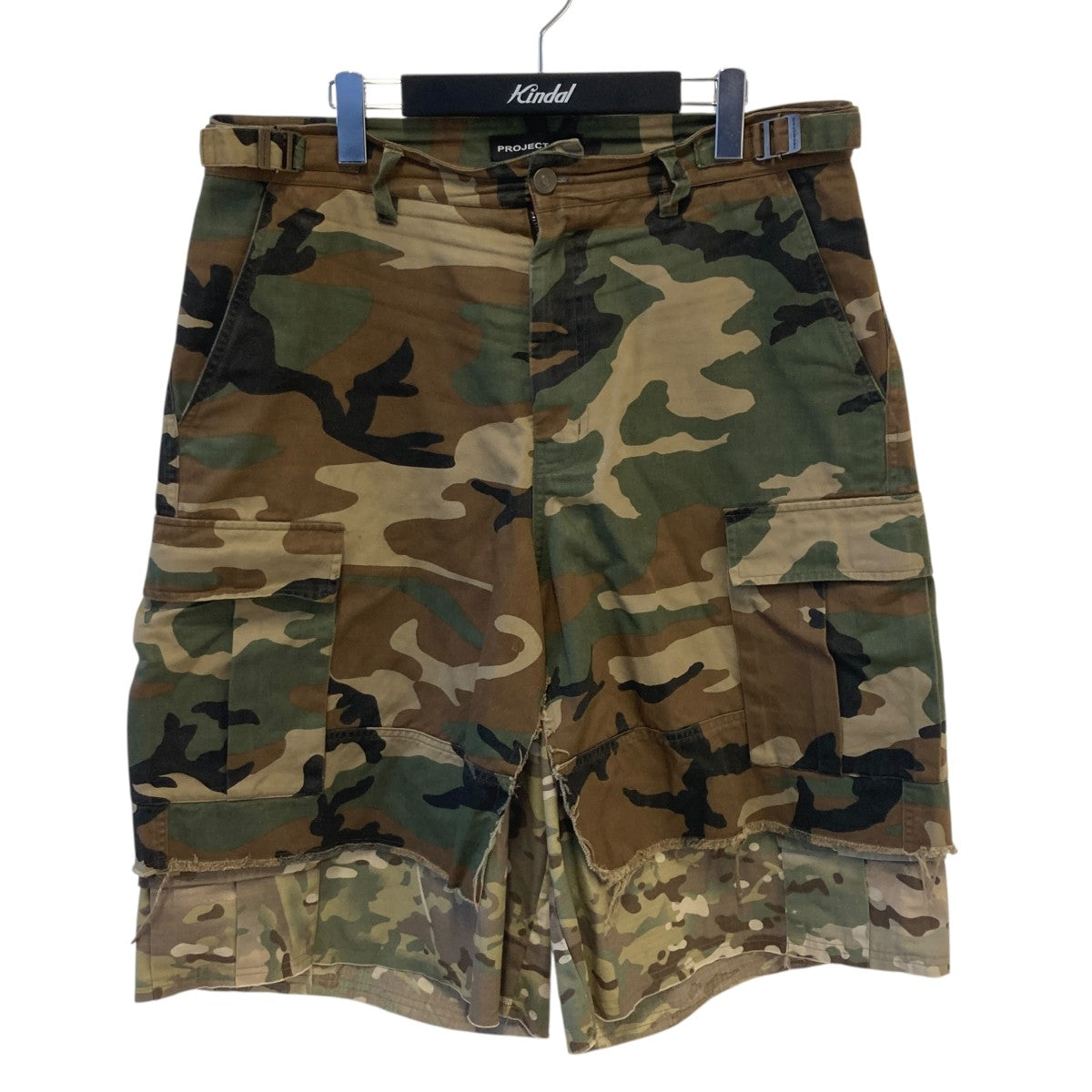 PROJECT G／R Layered Skirt Camo Cargo Shortsハーフパンツ 古着・中古-1枚目のアイテム画像