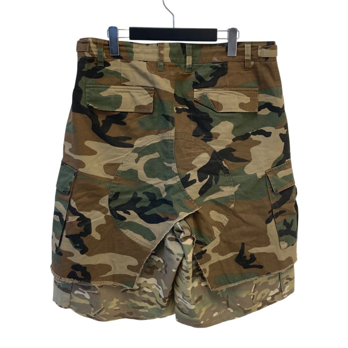PROJECT G／R Layered Skirt Camo Cargo Shortsハーフパンツ 古着・中古-2枚目のアイテム画像