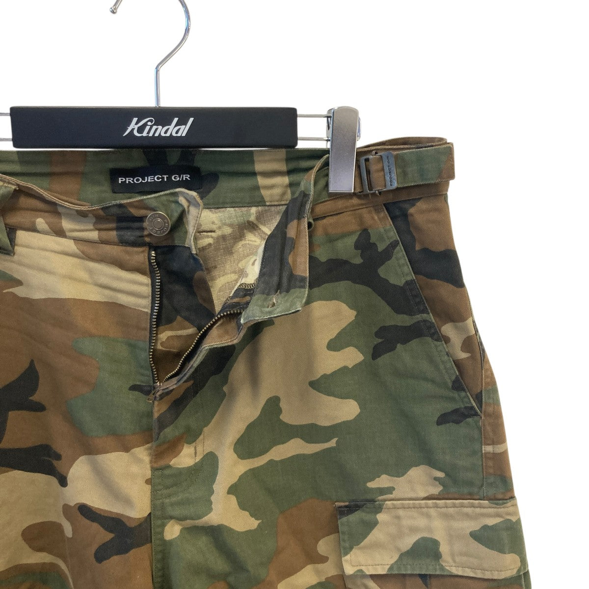 PROJECT G／R Layered Skirt Camo Cargo Shortsハーフパンツ 古着・中古-3枚目のアイテム画像