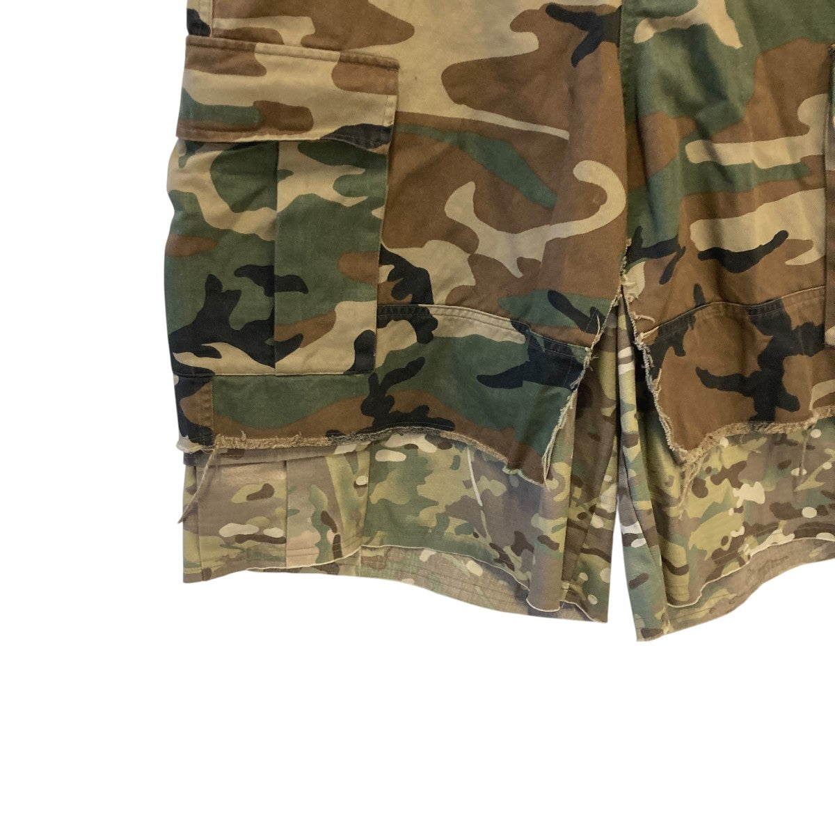 PROJECT G／R Layered Skirt Camo Cargo Shortsハーフパンツ 古着・中古-4枚目のアイテム画像