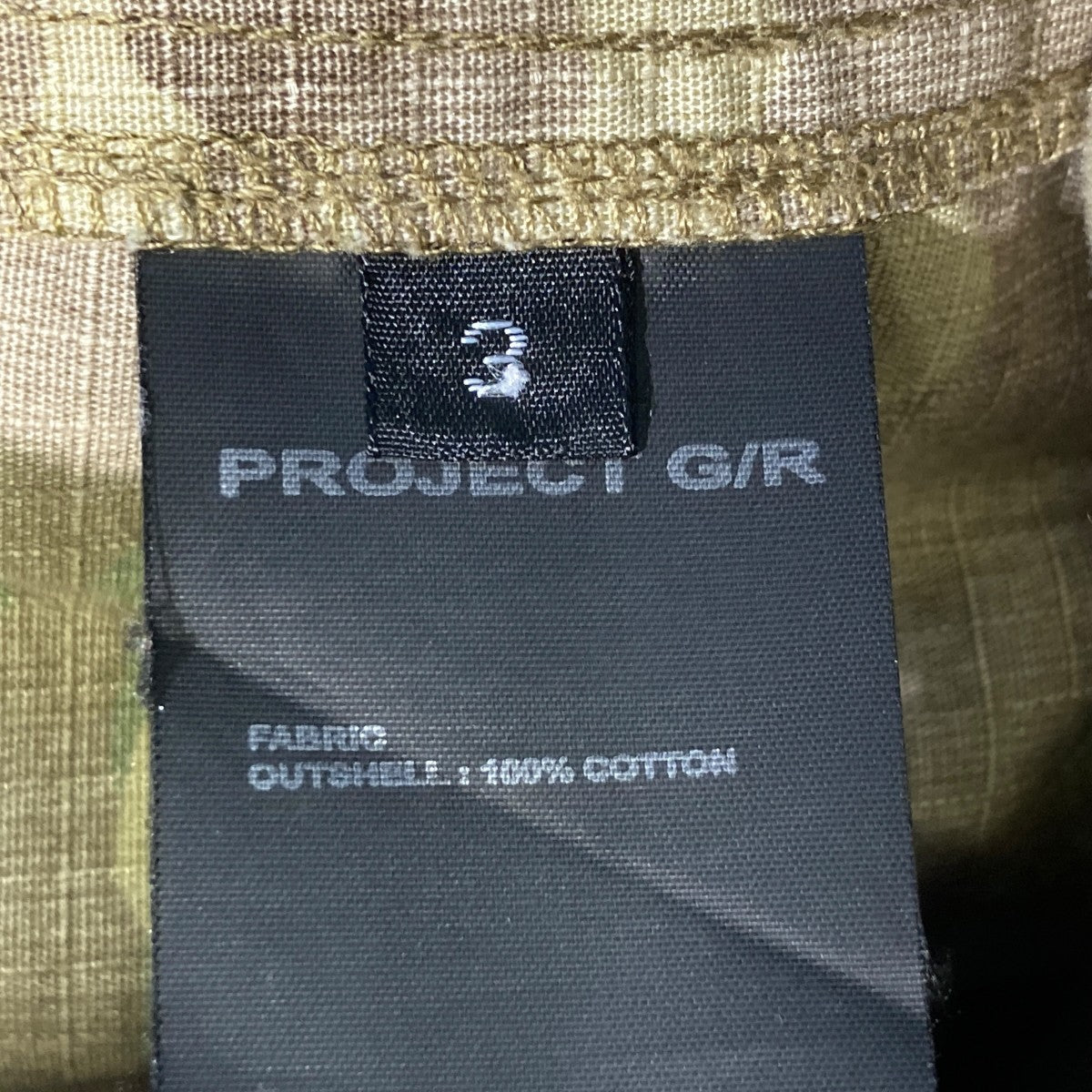 PROJECT G／R Layered Skirt Camo Cargo Shortsハーフパンツ 古着・中古-5枚目のアイテム画像
