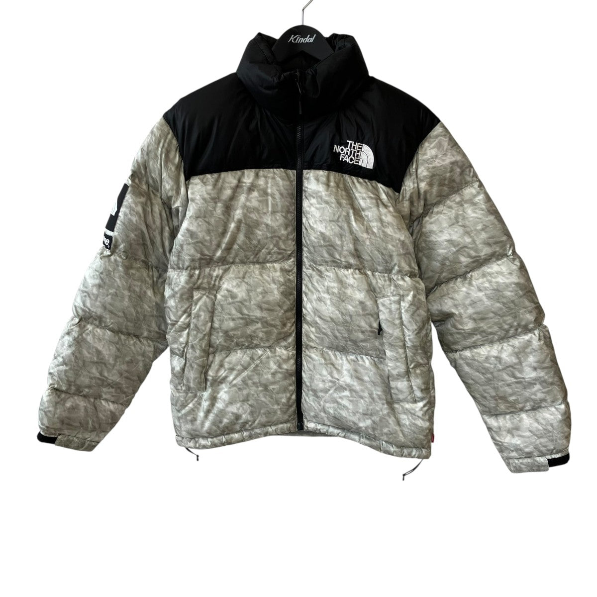 Supreme×THE NORTH FACE Paper Print Nuptse JacketダウンジャケットND91806I 古着・中古-1枚目のアイテム画像
