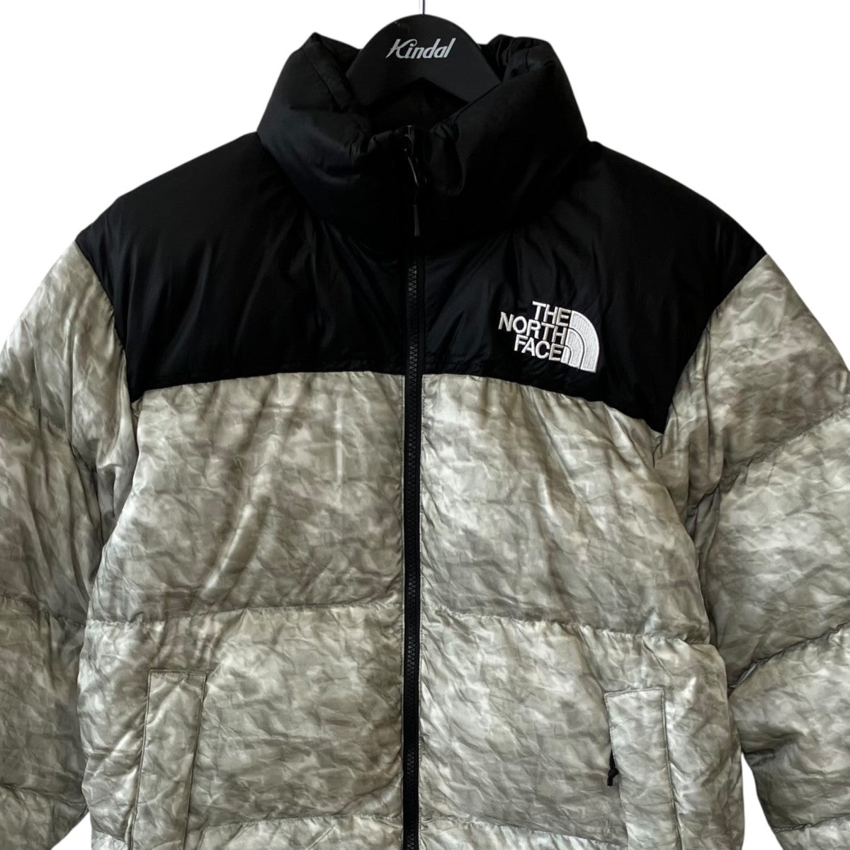 Supreme×THE NORTH FACE Paper Print Nuptse JacketダウンジャケットND91806I 古着・中古-2枚目のアイテム画像