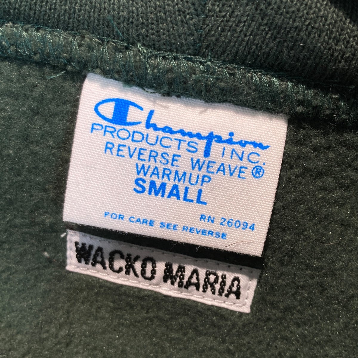 WACKO MARIA×Champion 26SSREVERSE WEAVEプルオーバーパーカーC8-C143