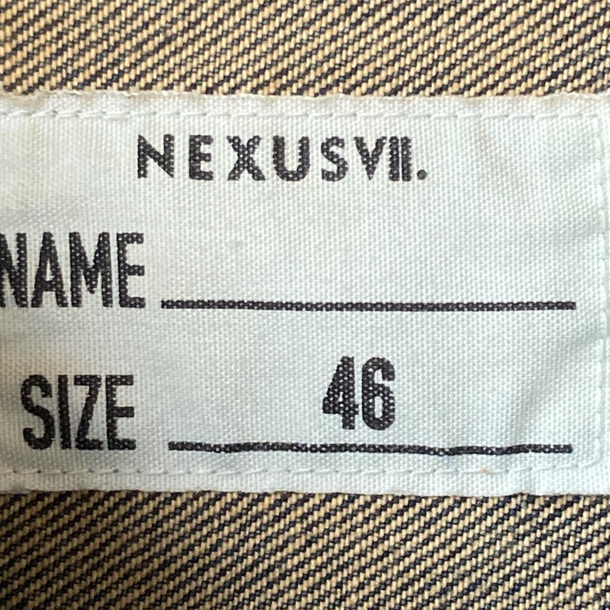 NEXUSVII DAMAGED ASMMTR DENIM JACKETデニムジャケット 古着・中古-5枚目のアイテム画像