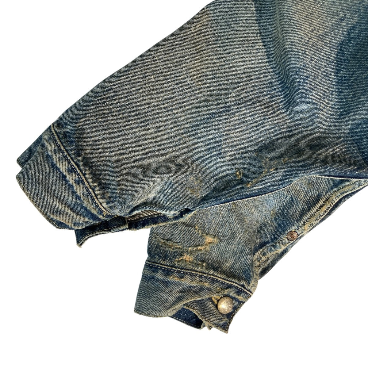 NEXUSVII DAMAGED ASMMTR DENIM JACKETデニムジャケット 古着・中古-7枚目のアイテム画像