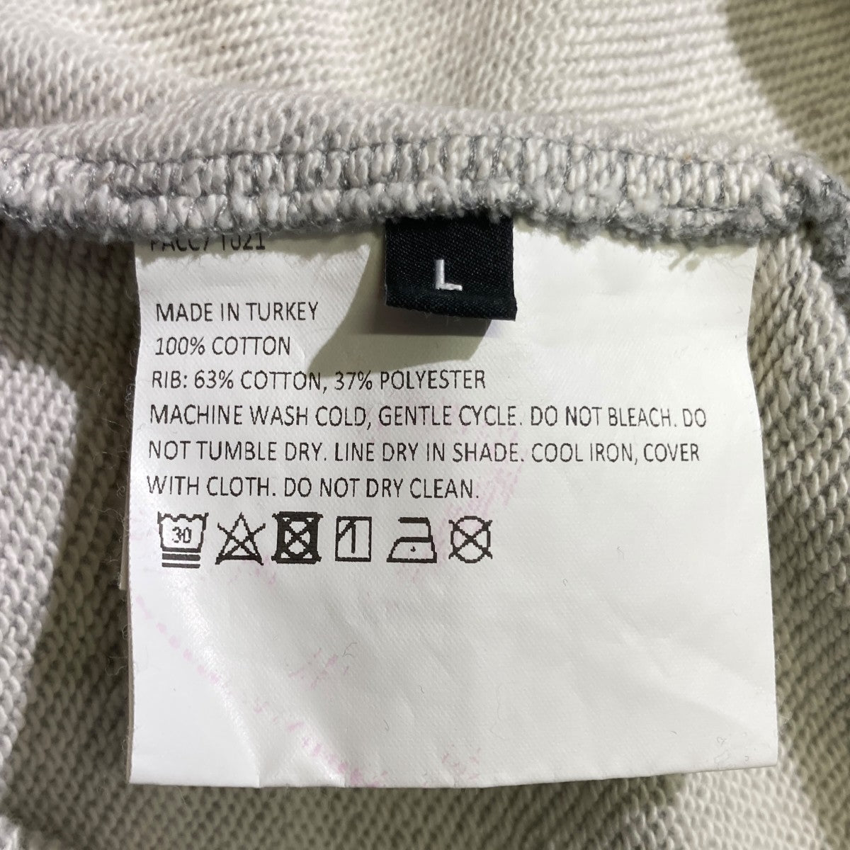 PACCBET トレーナーPACC7 T021-T022 古着・中古-5枚目のアイテム画像
