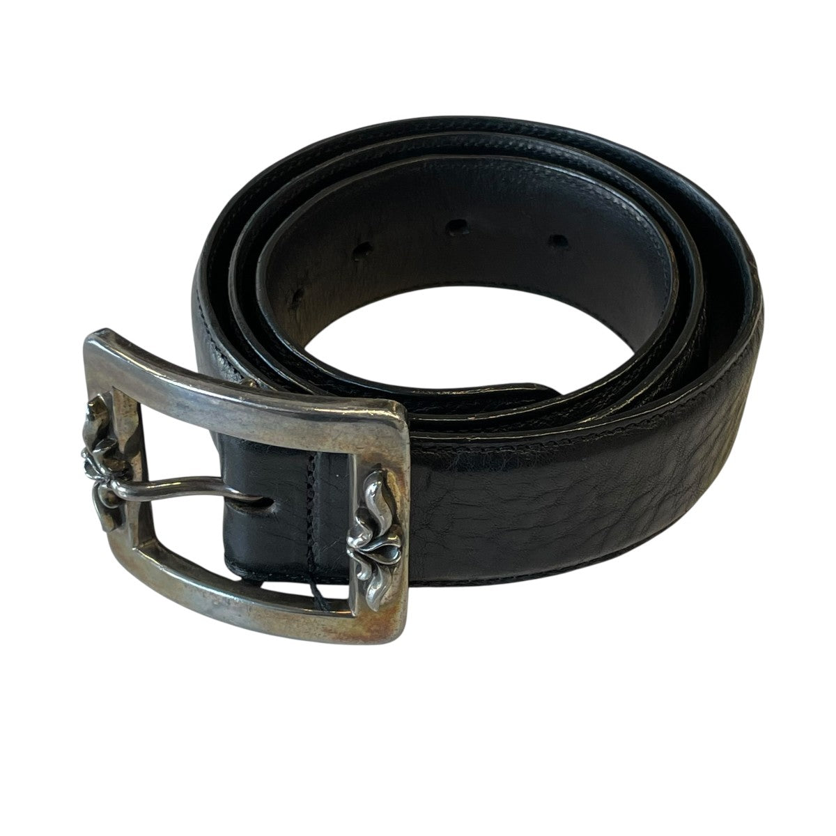 クロムハーツ　ベルト　レザー CHROME HEARTS クロムハーツ #5 ダガーローテッド ベルト ストラップ