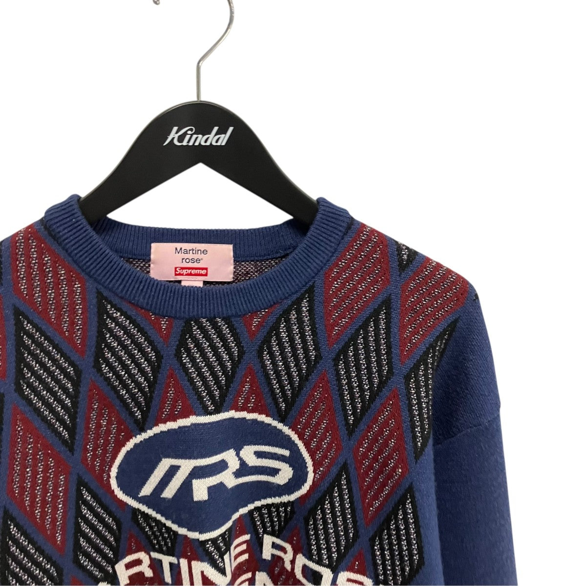 Martine rose×Supreme Sweaterニット ネイビー×レッド サイズ M