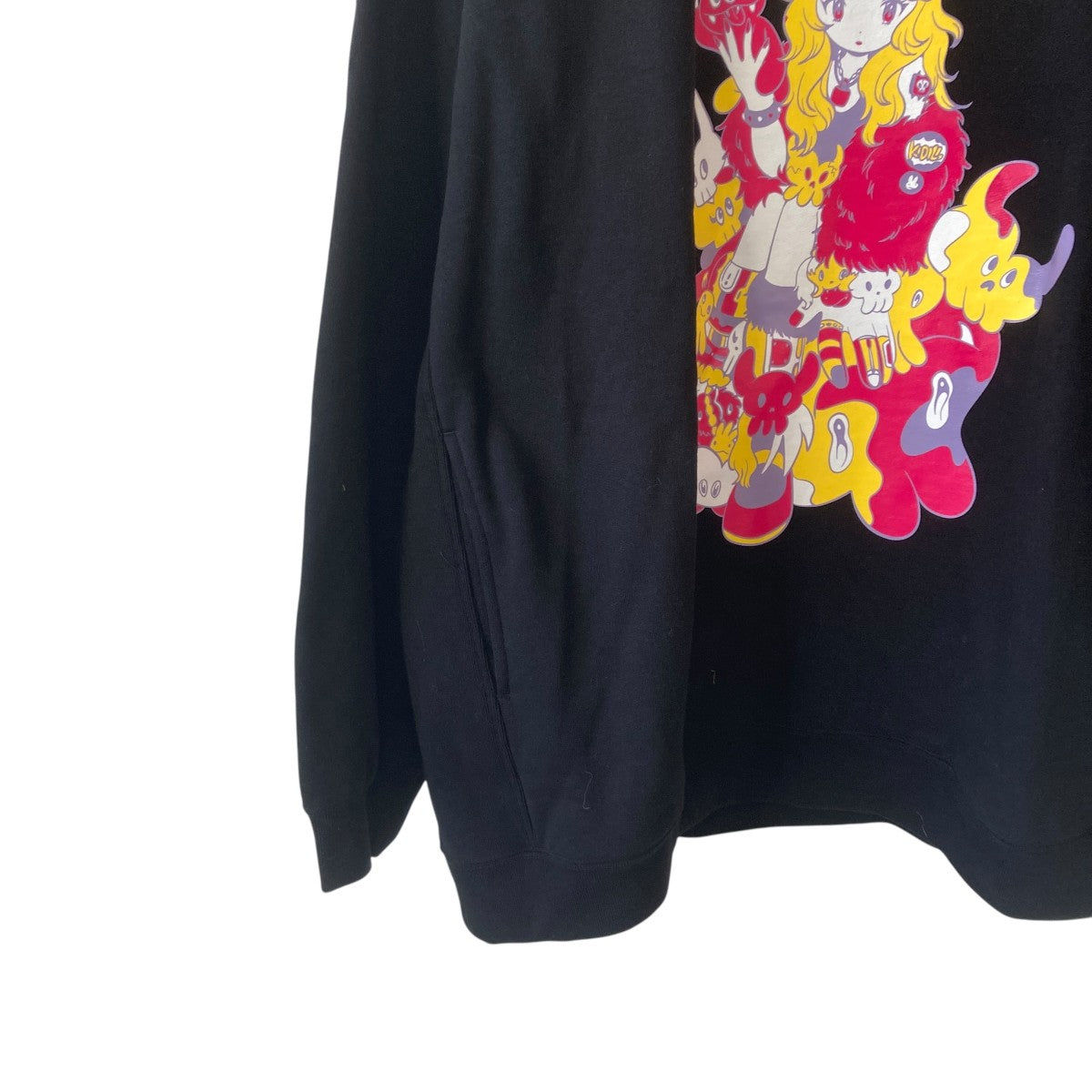 KIDILL Punk Girl Hi-Neck Pullover SweatハイネックトレーナーKL1005 古着・中古-4枚目のアイテム画像