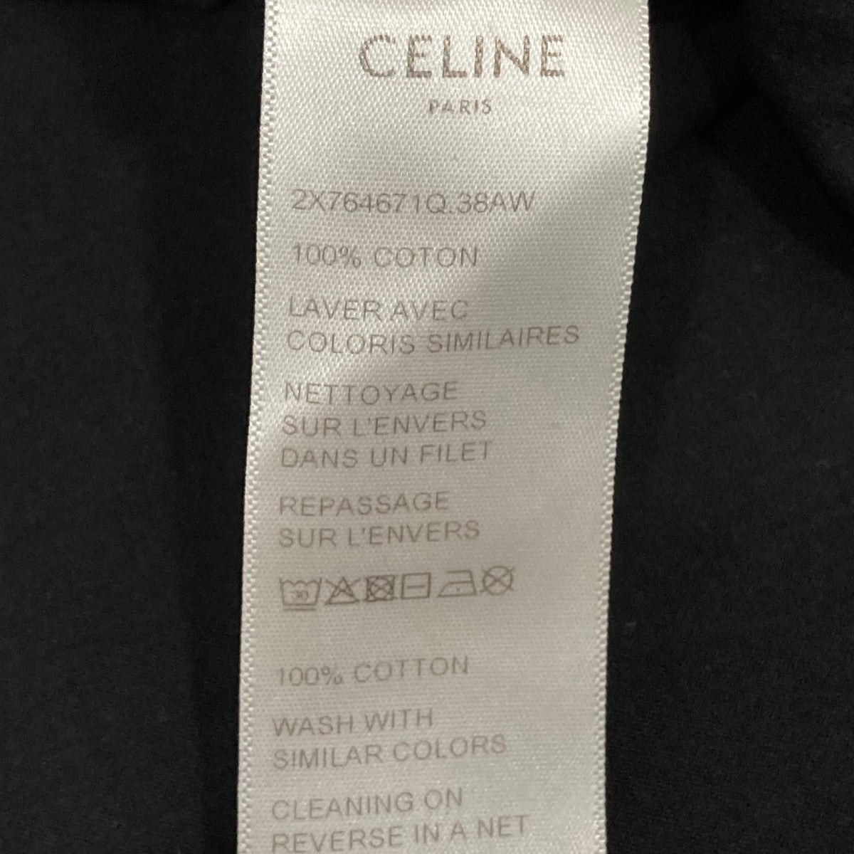 CELINE Tシャツ2X764671Q 古着・中古-7枚目のアイテム画像