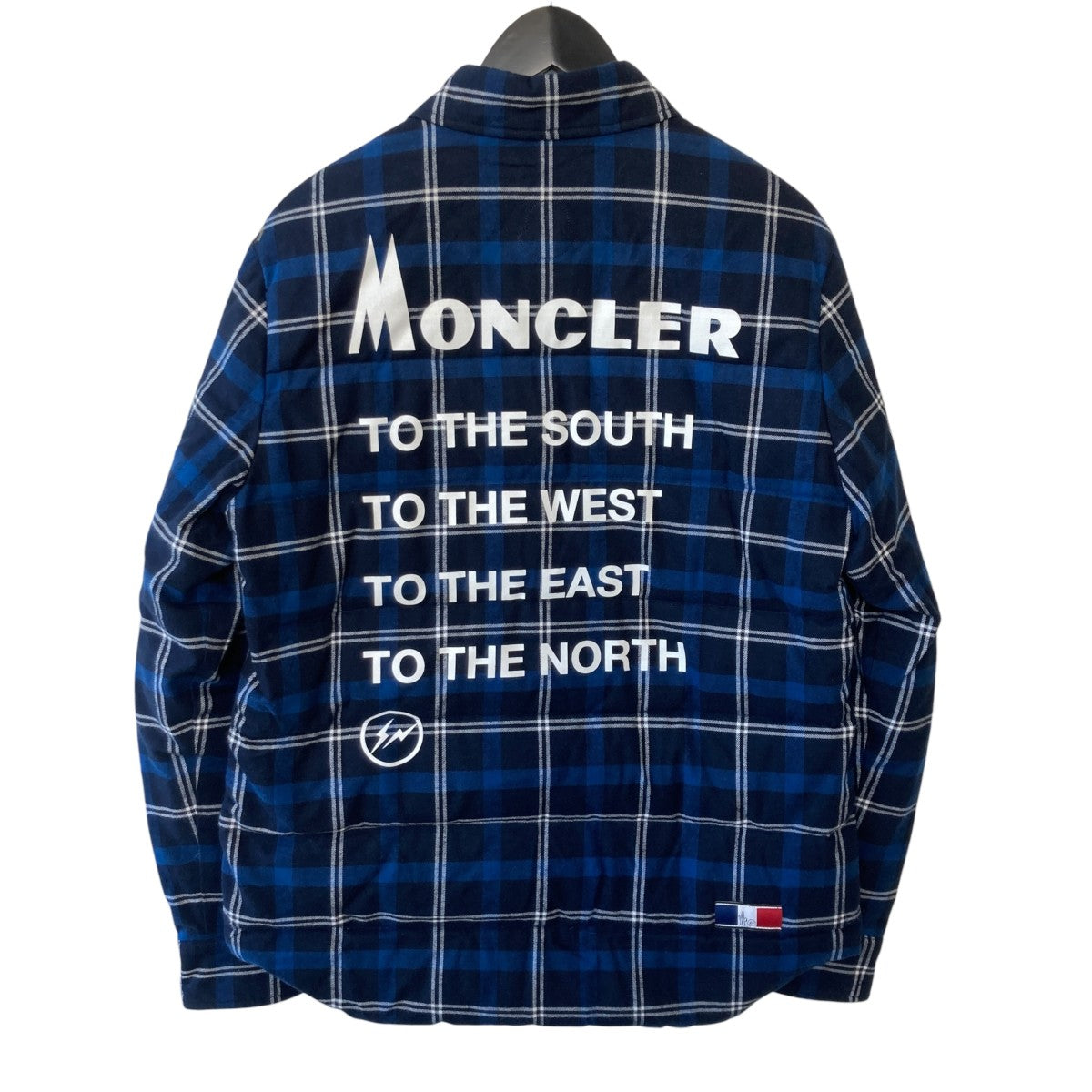 MONCLER×FRAGMENT DESIGN チェックダウンジャケットD209U4031950 古着・中古-3枚目のアイテム画像