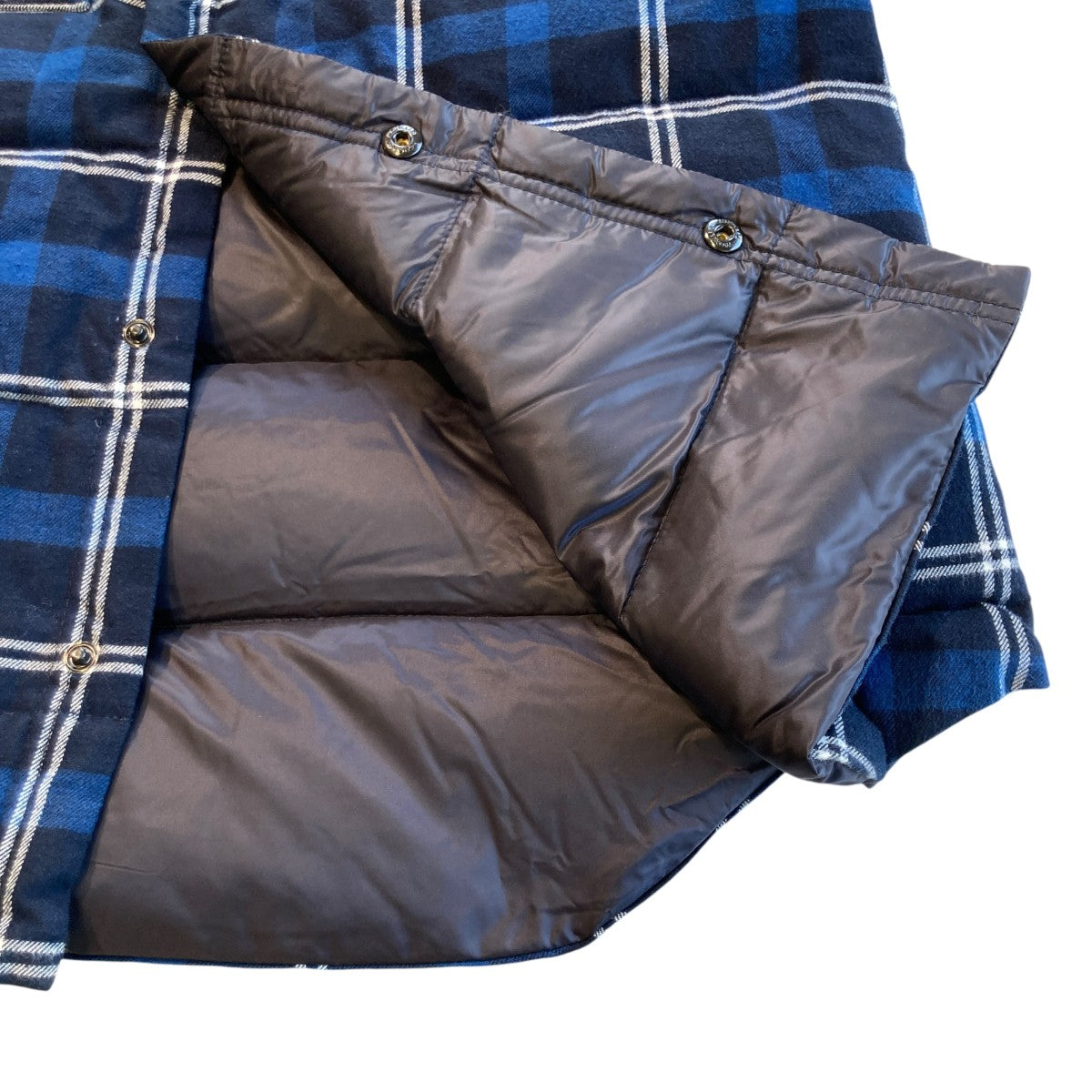 MONCLER×FRAGMENT DESIGN チェックダウンジャケットD209U4031950 古着・中古-5枚目のアイテム画像