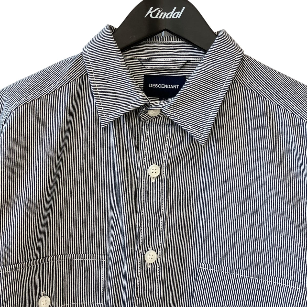 DESCENDANT(ディセンダント) MINE HICKORY STRIPE LS SHIRTストライプ