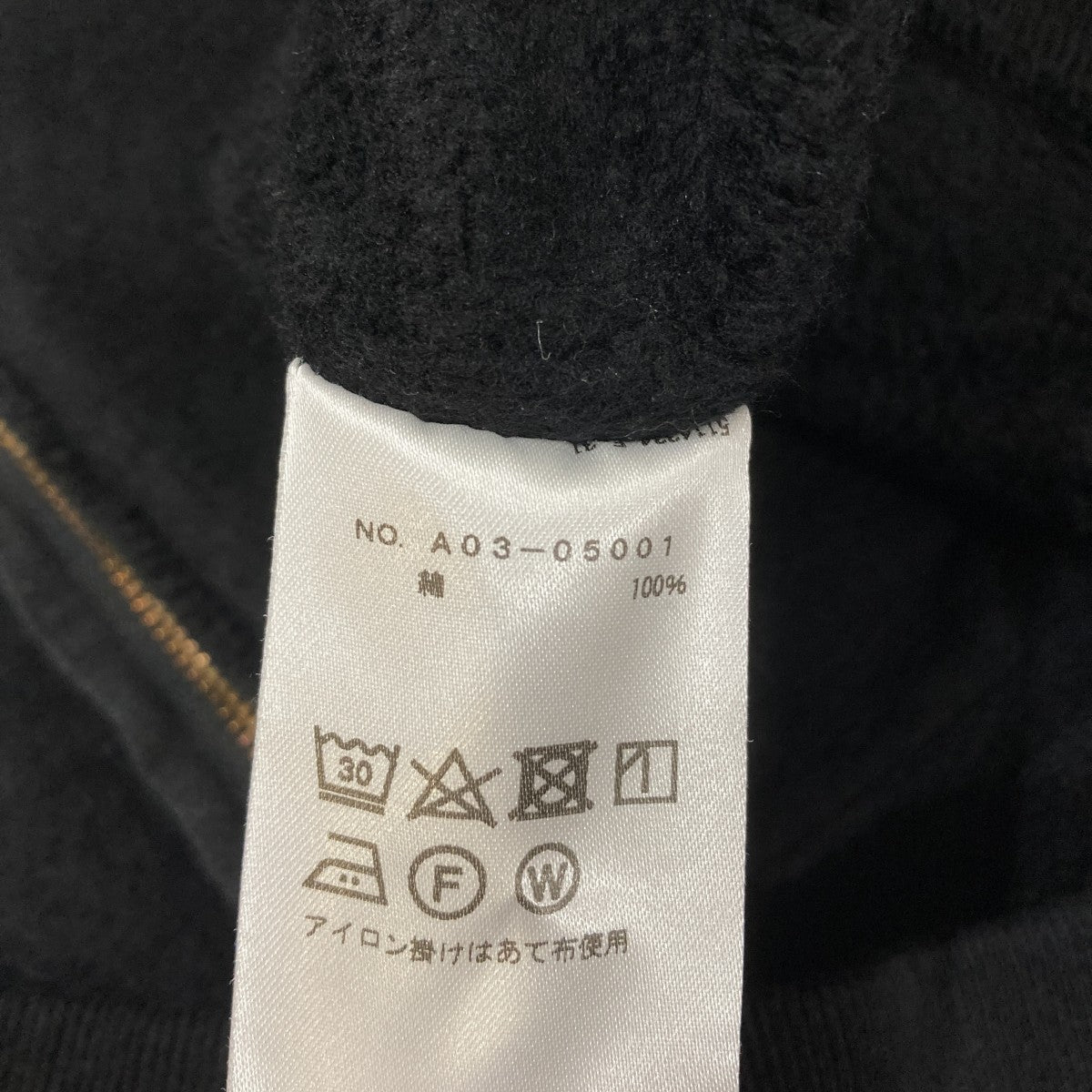 COTTON SWEAT ZIP PARKAHOODIEA03-05001