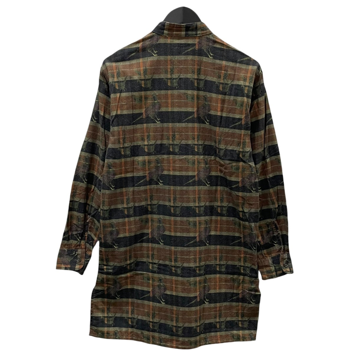 Engineered Garments 14AW バードプリントロングシャツ Long Dayton Shirt ロング デイトン シャツ 古着・中古-2枚目のアイテム画像