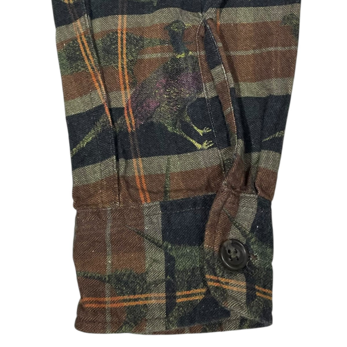 Engineered Garments 14AW バードプリントロングシャツ Long Dayton Shirt ロング デイトン シャツ 古着・中古-4枚目のアイテム画像