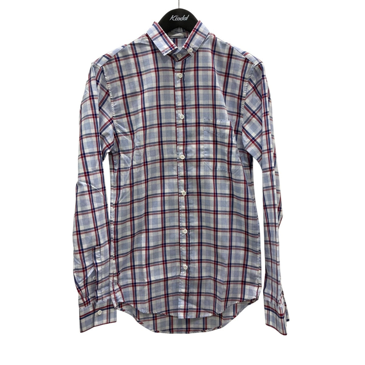 Dior Homme チェックBDシャツ6EH1057577 古着・中古-1枚目のアイテム画像