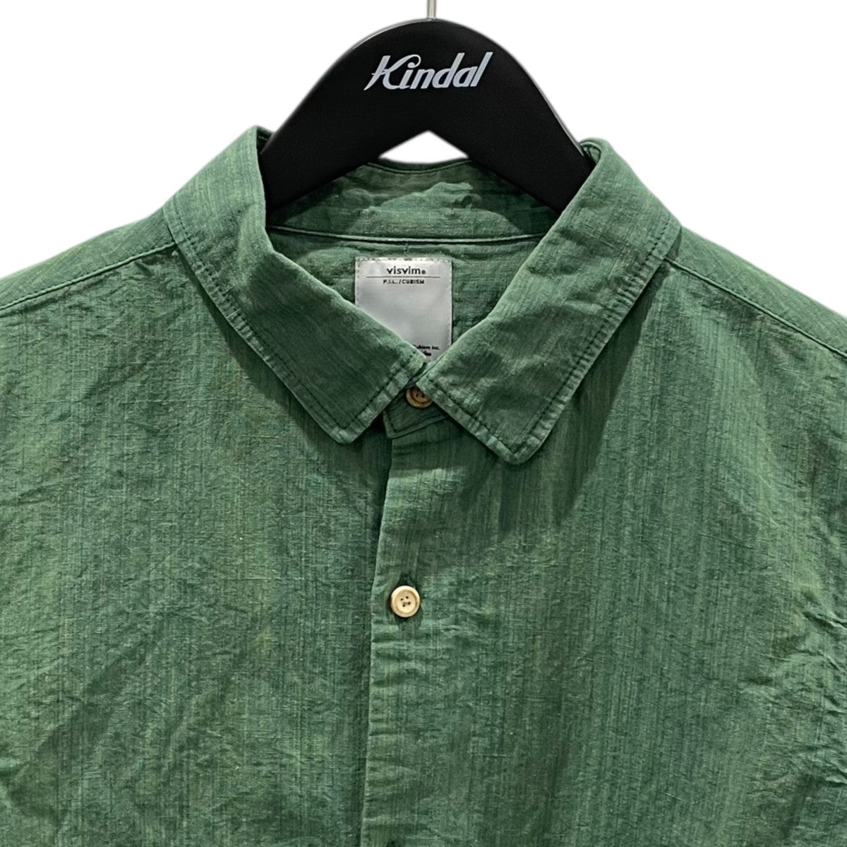 VISVIM(ビズビム) 16SS コットンリネンシャツ LONG RIDER SHIRT L／S
