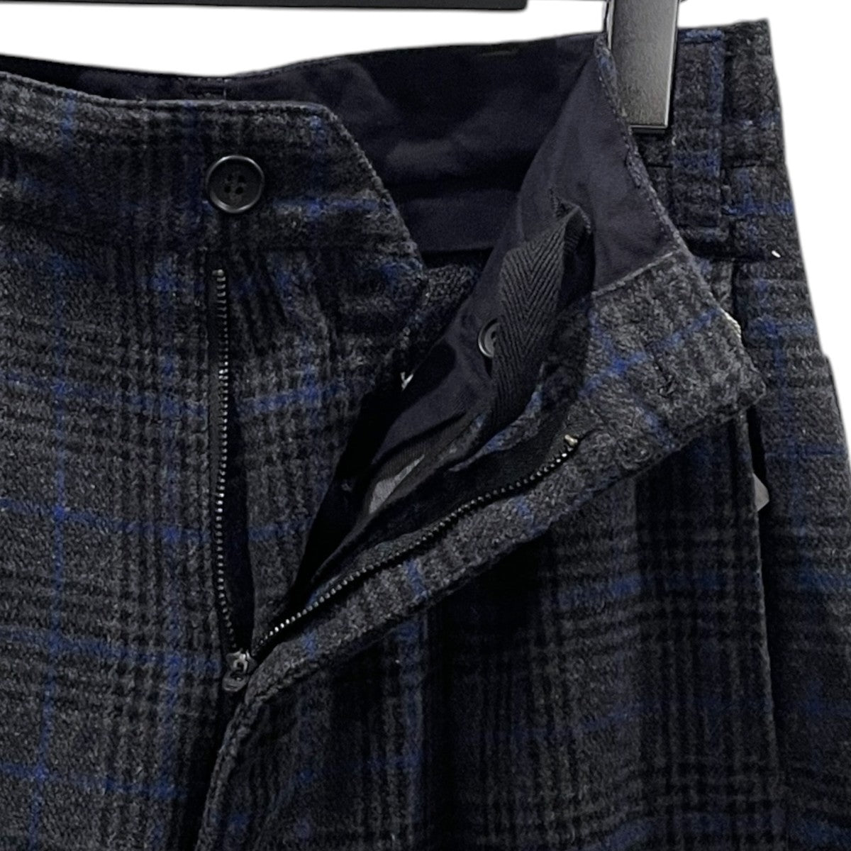21AW グレンチェック柄タックパンツ Carlyle Pant - Poly Wool Glen Plaid カーライルパンツ ポリウールグレンプレイド JL203